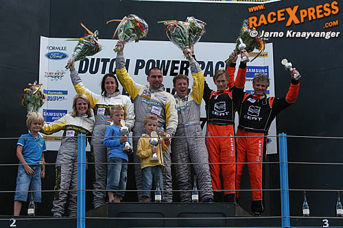 Podium van race twee