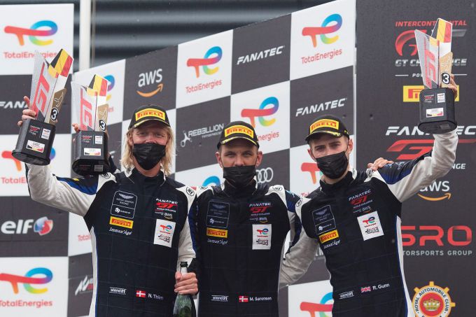 Nicki Thiim, Marco Sørensen en Ross Gunn