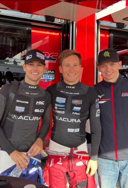 IMSA 24H Daytona 2026 #93 Acura Meyer Shank Racing with Curb Agajanian Acura ARX-06 Acura Renger van der Zande pole position - Renger van der Zande, Nick Yelloly, Alex Palou foto rvdz 1