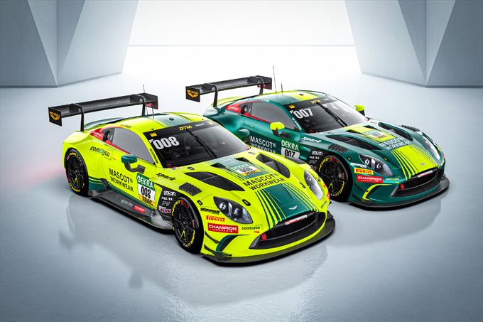 Het Comtoyou Racing-team zal in het komende seizoen twee Aston Martin Vantage GT3-auto’s inzetten