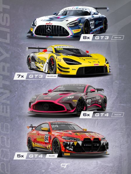 British GT-kampioenschap 2026 @ Silverstone Circuit Media Day foto 1