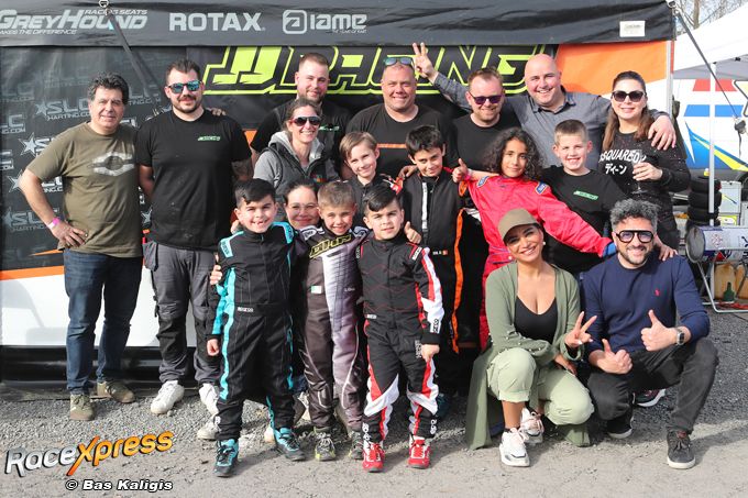 Kartbelofte Aiden Fasaei pakt twee bekers bij allereerste wedstrijd Belgisch kampioenschap GK4