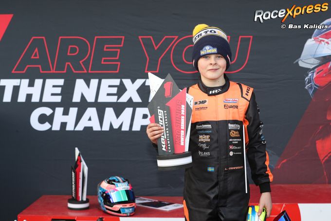 Kart racer Ludwig Granquist clinches winter title in Mariembourg