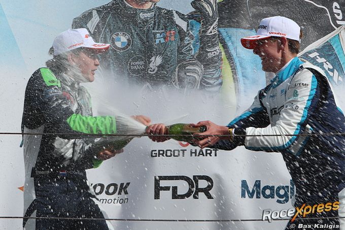 Christiaan de Kleijn podium champagnedouche