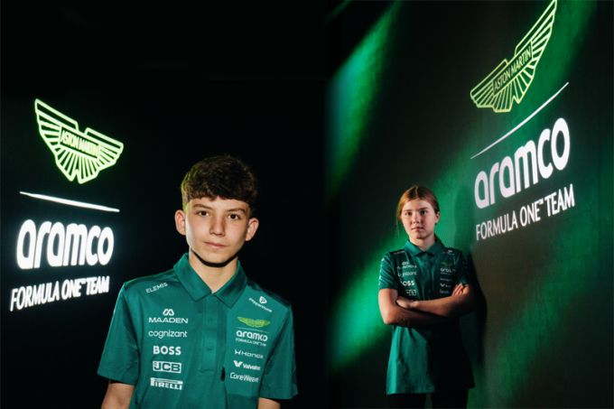 Aston Martin Aramco Formula One™ Team breidt Driver Academy uit met Ava Lawrence en Roland Nagy