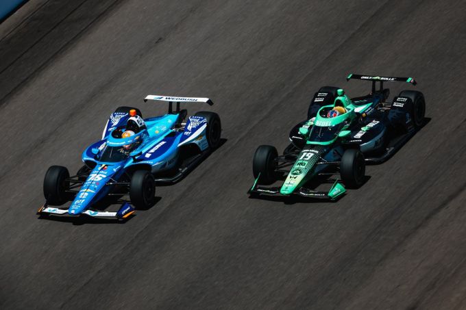 Rinus Veekay kwalificatie Indy 500