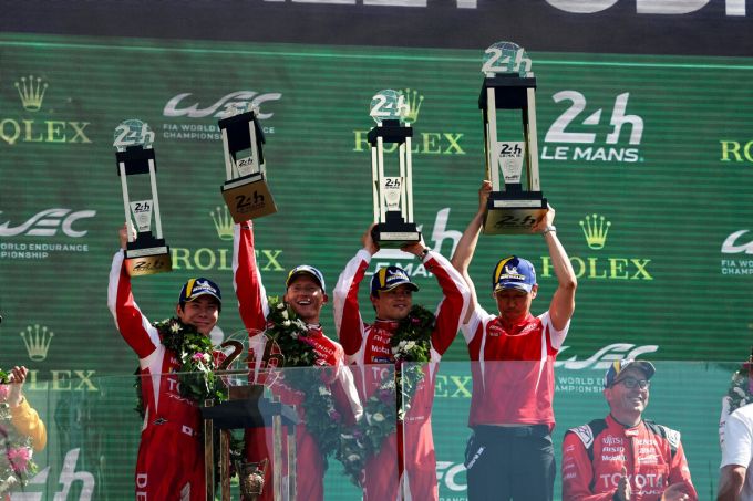 Toyota podium